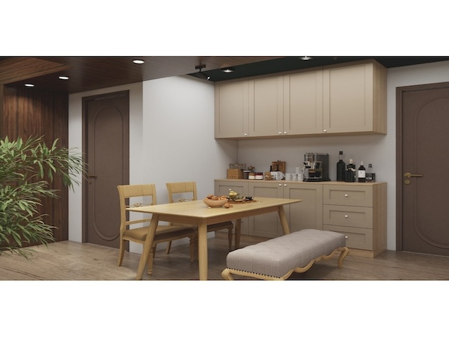 餐廳系統家具 餐櫃+壁櫃-鄉村(森林)