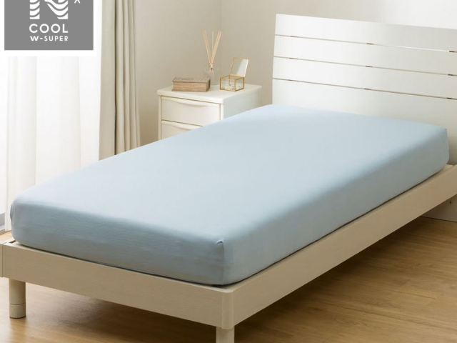 極致涼感 伸縮床包 N COOL WSP BL D2518 雙人